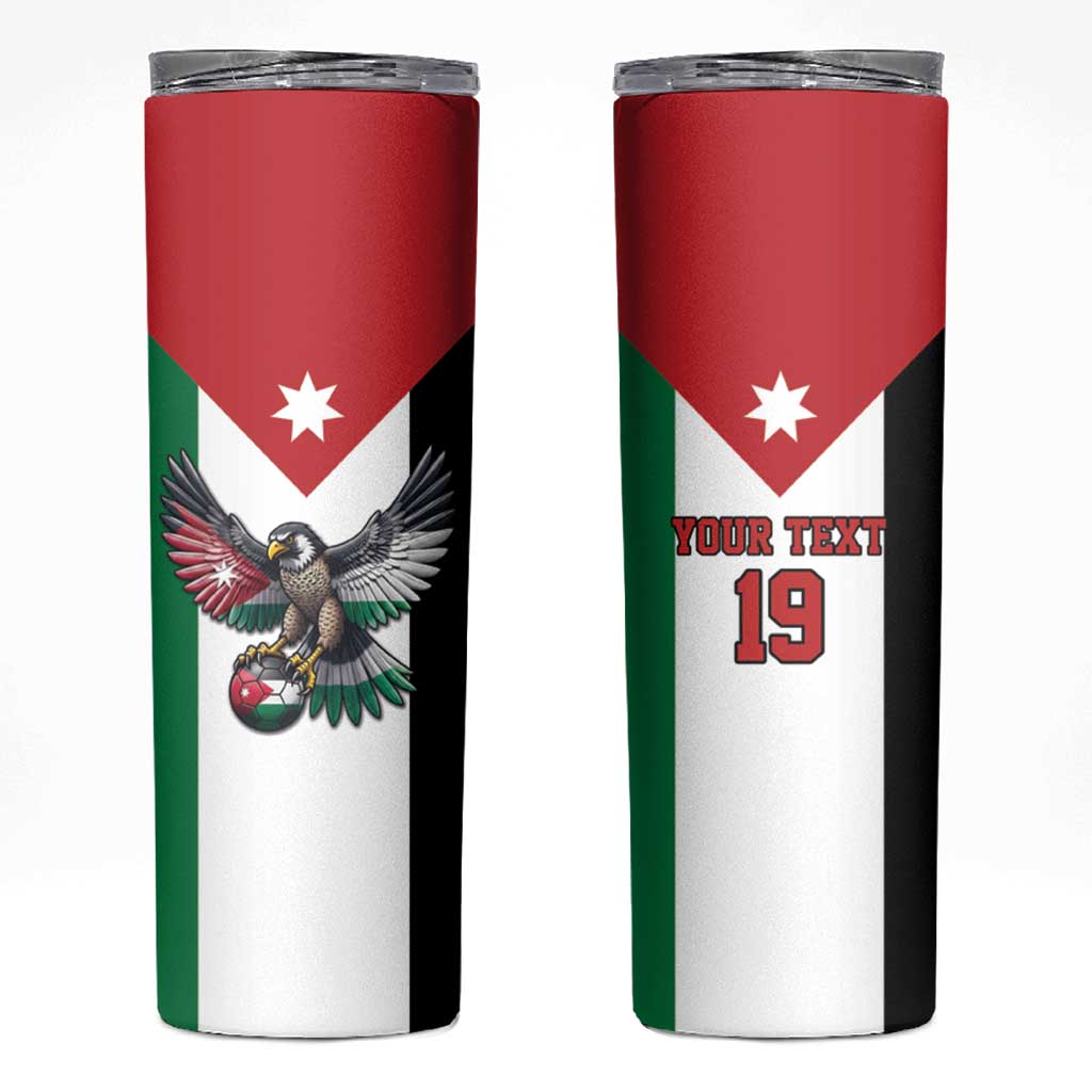 Custom World Football 2026 Jordan Skinny Tumbler Eagle Rising Road To Champion - Wonder Print Shop