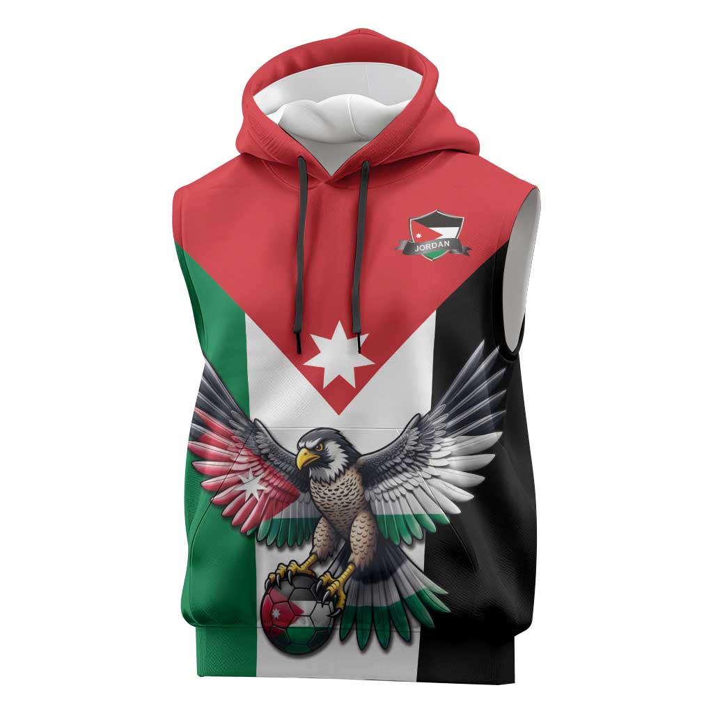 Custom World Football 2026 Jordan Sleeveless Hoodie Eagle Rising Road To Champion - Wonder Print Shop