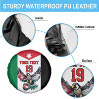 Custom World Football 2026 Jordan Spare Tire Cover Eagle Rising Road To Champion - Wonder Print Shop