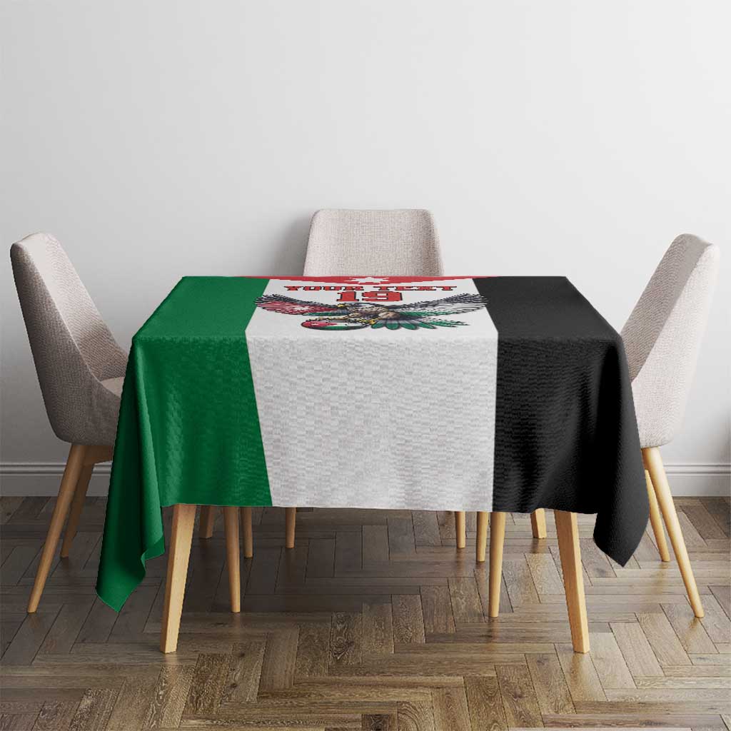 Custom World Football 2026 Jordan Tablecloth Eagle Rising Road To Champion - Wonder Print Shop