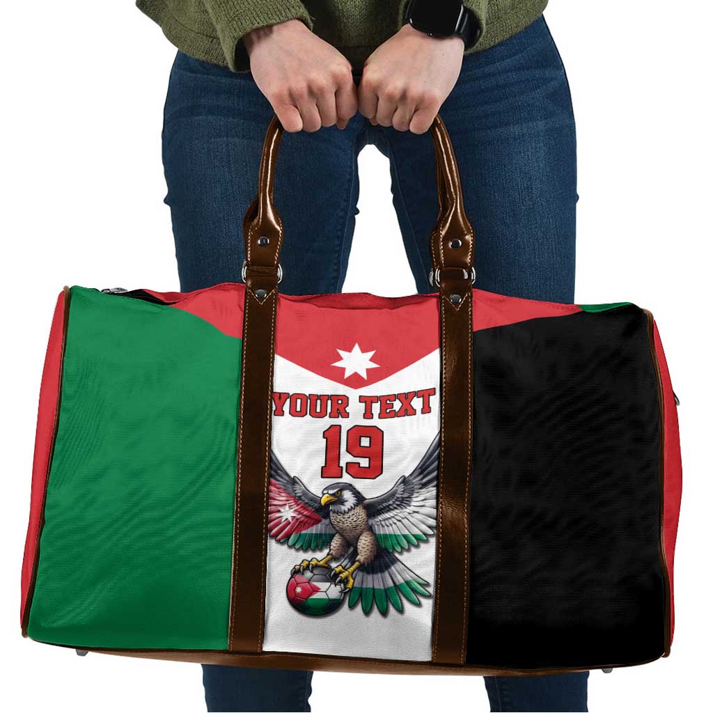 Custom World Football 2026 Jordan Travel Bag Eagle Rising Road To Champion - Wonder Print Shop