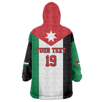Custom World Football 2026 Jordan Wearable Blanket Hoodie Eagle Rising Road To Champion - Wonder Print Shop