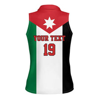 Custom World Football 2026 Jordan Women Sleeveless Polo Shirt Eagle Rising Road To Champion - Wonder Print Shop