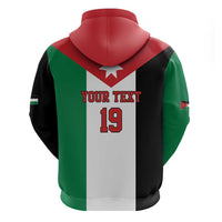 Custom World Football 2026 Jordan Zip Hoodie Eagle Rising Road To Champion - Wonder Print Shop