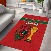 Morocco Champions Football Area Rug Atlas Lions Rise