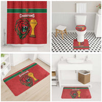 Morocco Champions Football Bathroom Set Atlas Lions Rise