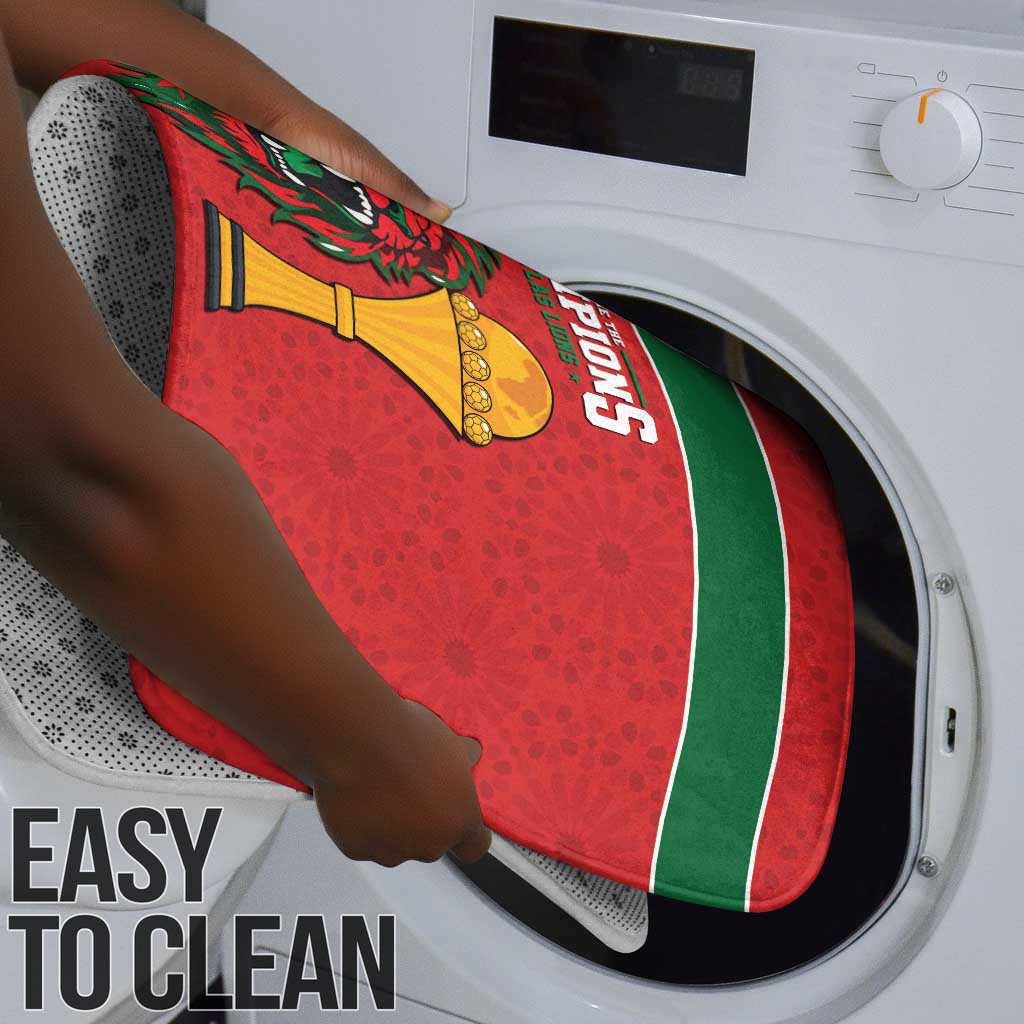 Morocco Champions Football Bathroom Set Atlas Lions Rise