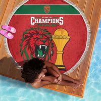 Morocco Champions Football Beach Blanket Atlas Lions Rise