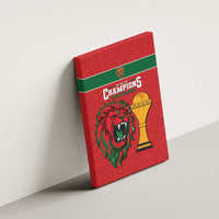 Morocco Champions Football Canvas Wall Art Atlas Lions Rise