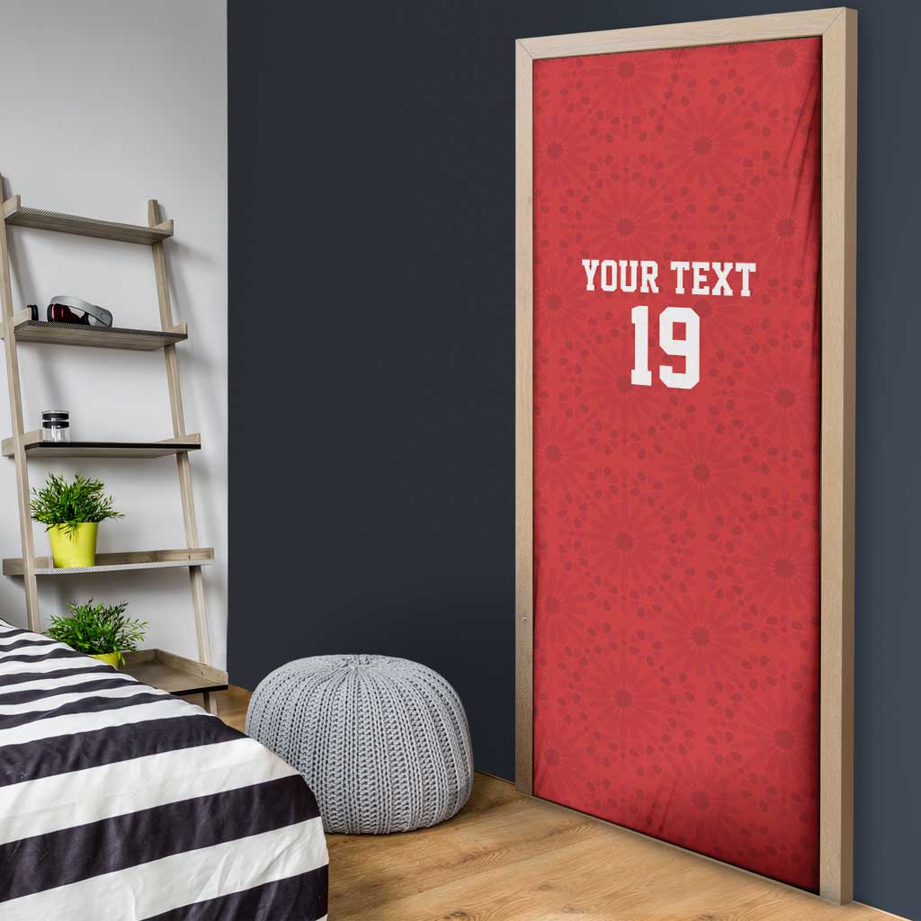 Morocco Champions Football Custom Door Cover Atlas Lions Rise