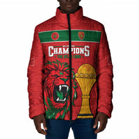 Morocco Champions Football Custom Padded Jacket Atlas Lions Rise