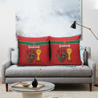 Morocco Champions Football Pillow Cover Atlas Lions Rise