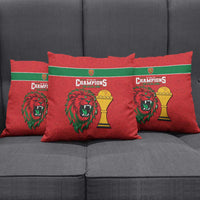 Morocco Champions Football Pillow Cover Atlas Lions Rise