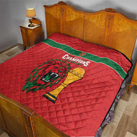 Morocco Champions Football Quilt Atlas Lions Rise