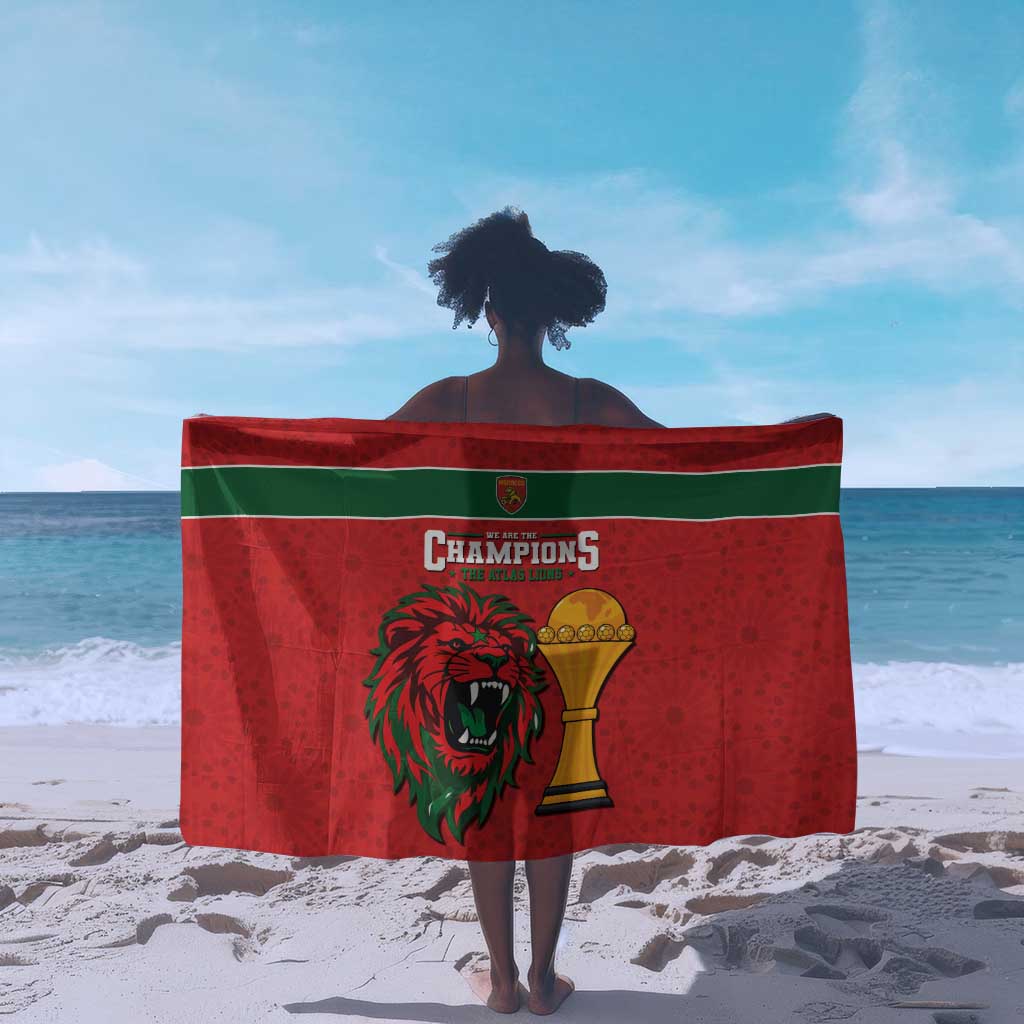 Morocco Champions Football Sarong Atlas Lions Rise