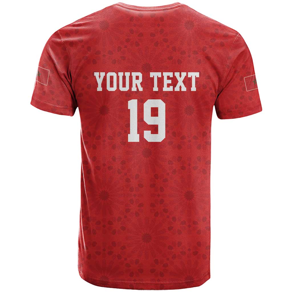 Morocco Champions Football Custom T shirt Atlas Lions Rise