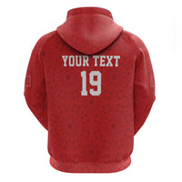 Morocco Champions Football Custom Zip Hoodie Atlas Lions Rise