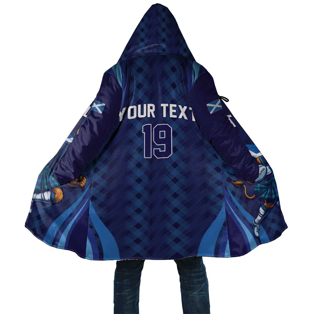 Custom Rugby Scotland Cloak Highland Cow Mascot Go Scottish