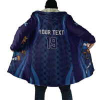 Custom Rugby Scotland Cloak Highland Cow Mascot Go Scottish