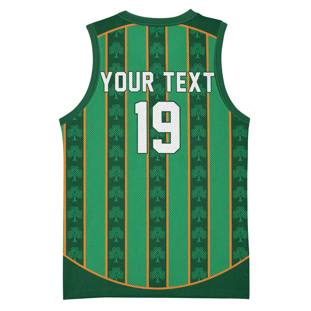 Custom Rugby Ireland Basketball Jersey Irish Lucky Shamrock