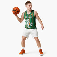 Custom Rugby Ireland Basketball Jersey Irish Lucky Shamrock
