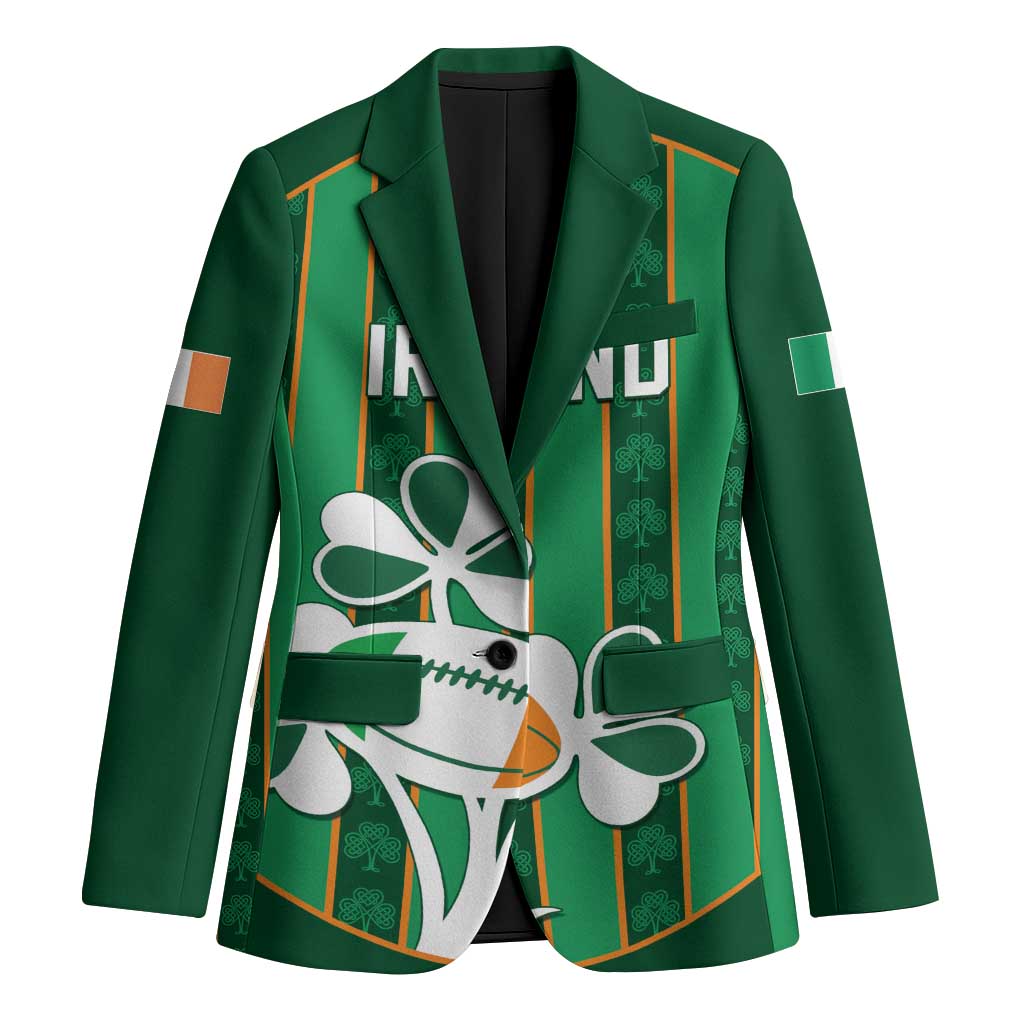 Custom Rugby Ireland Blazer Irish Lucky Shamrock