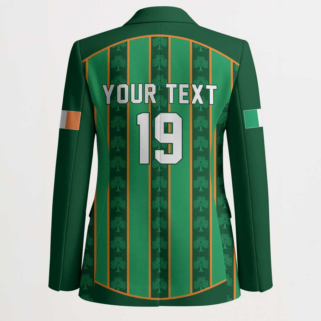 Custom Rugby Ireland Blazer Irish Lucky Shamrock