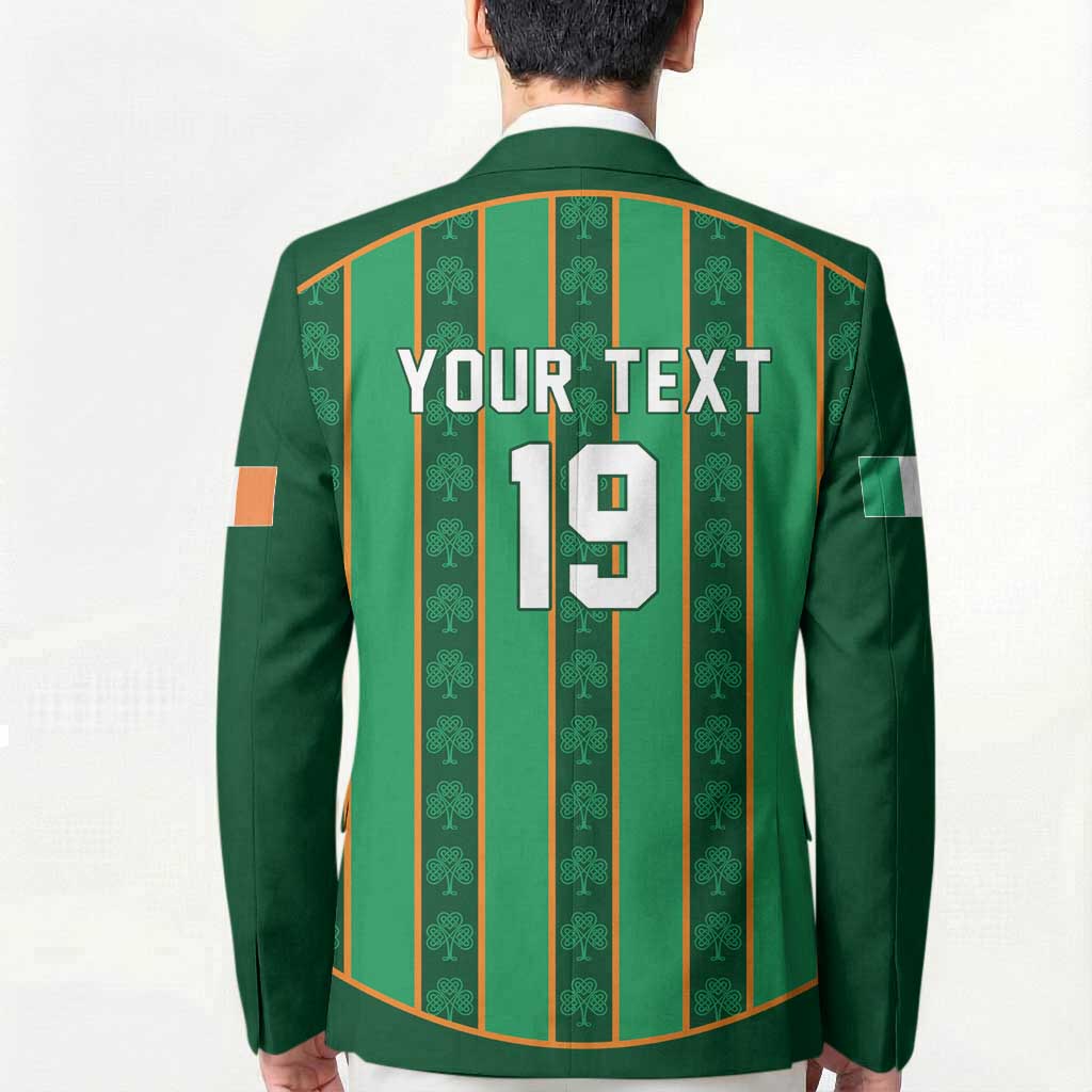 Custom Rugby Ireland Blazer Irish Lucky Shamrock