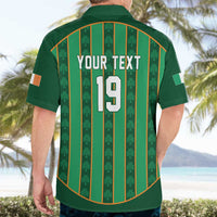 Custom Rugby Ireland Hawaiian Shirt Irish Lucky Shamrock