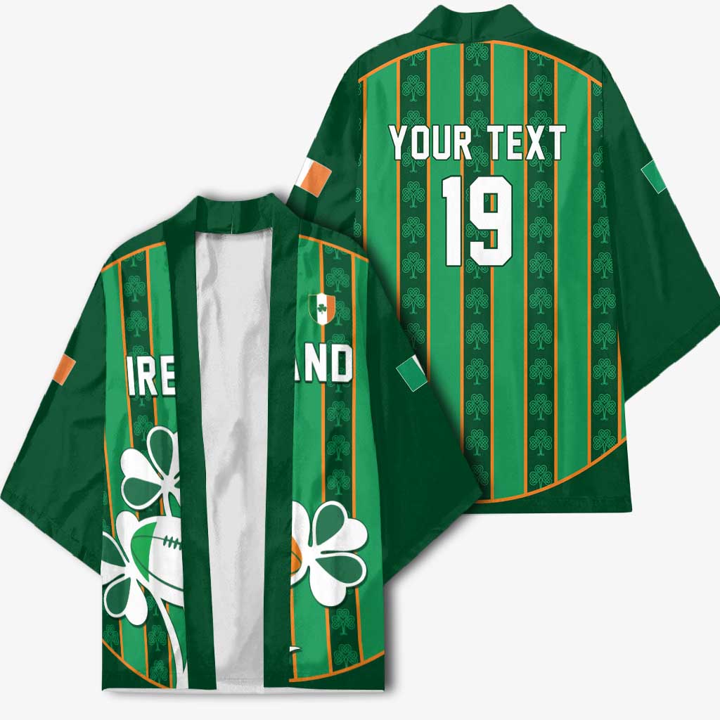 Custom Rugby Ireland Kimono Irish Lucky Shamrock