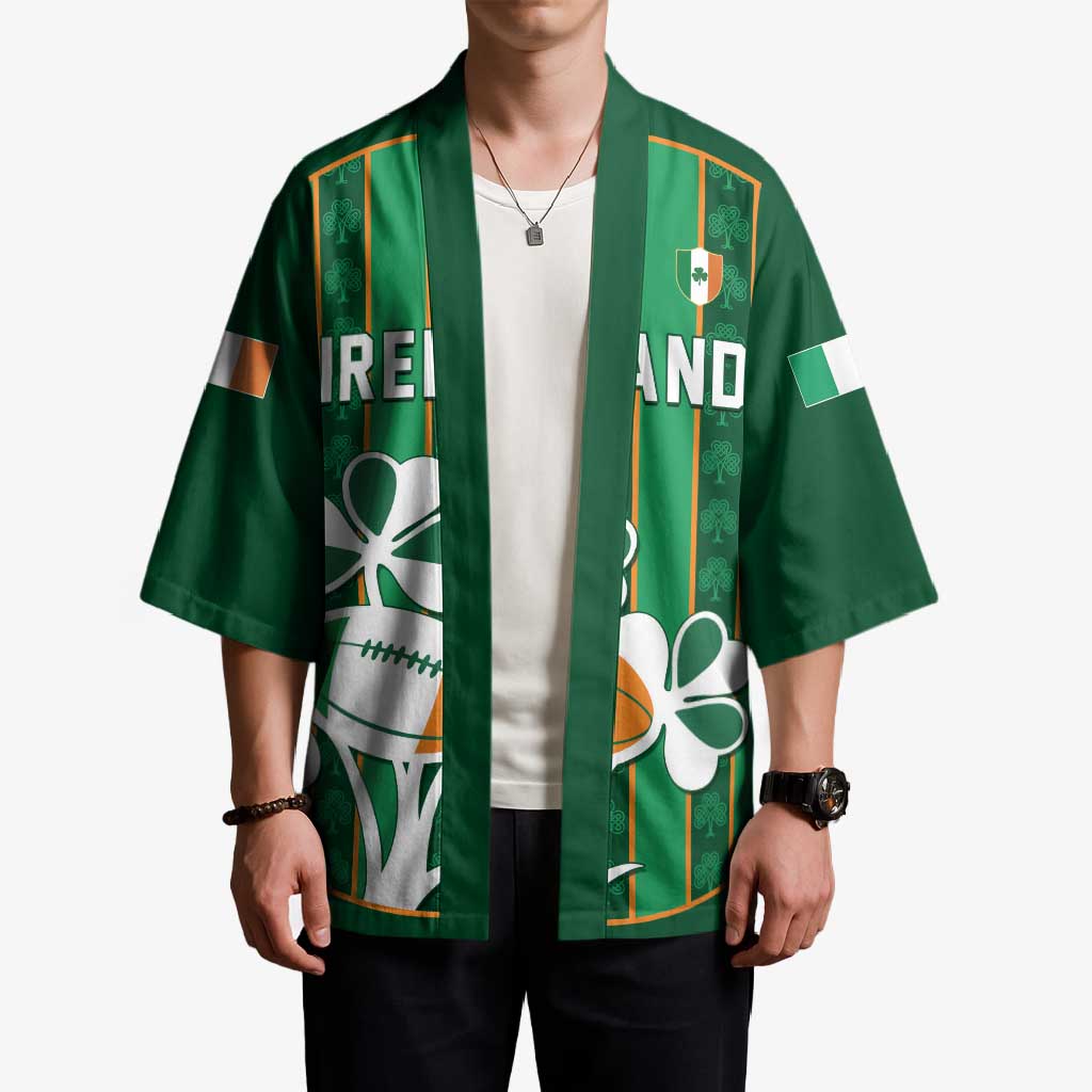 Custom Rugby Ireland Kimono Irish Lucky Shamrock