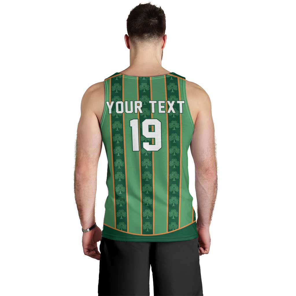 Custom Rugby Ireland Men Tank Top Irish Lucky Shamrock