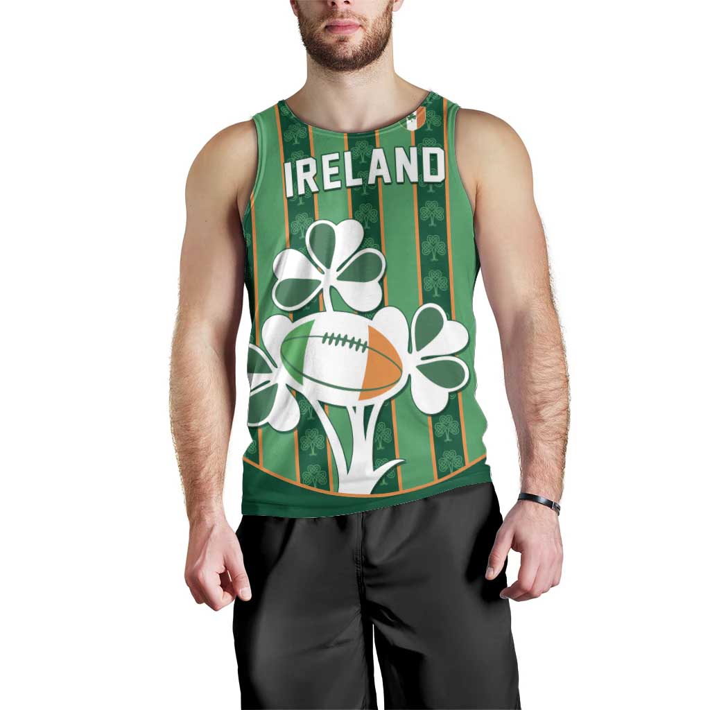 Custom Rugby Ireland Men Tank Top Irish Lucky Shamrock