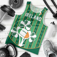 Custom Rugby Ireland Men Tank Top Irish Lucky Shamrock