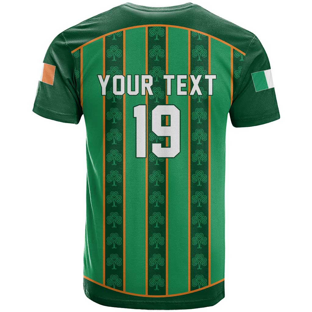 Custom Rugby Ireland T Shirt Irish Lucky Shamrock