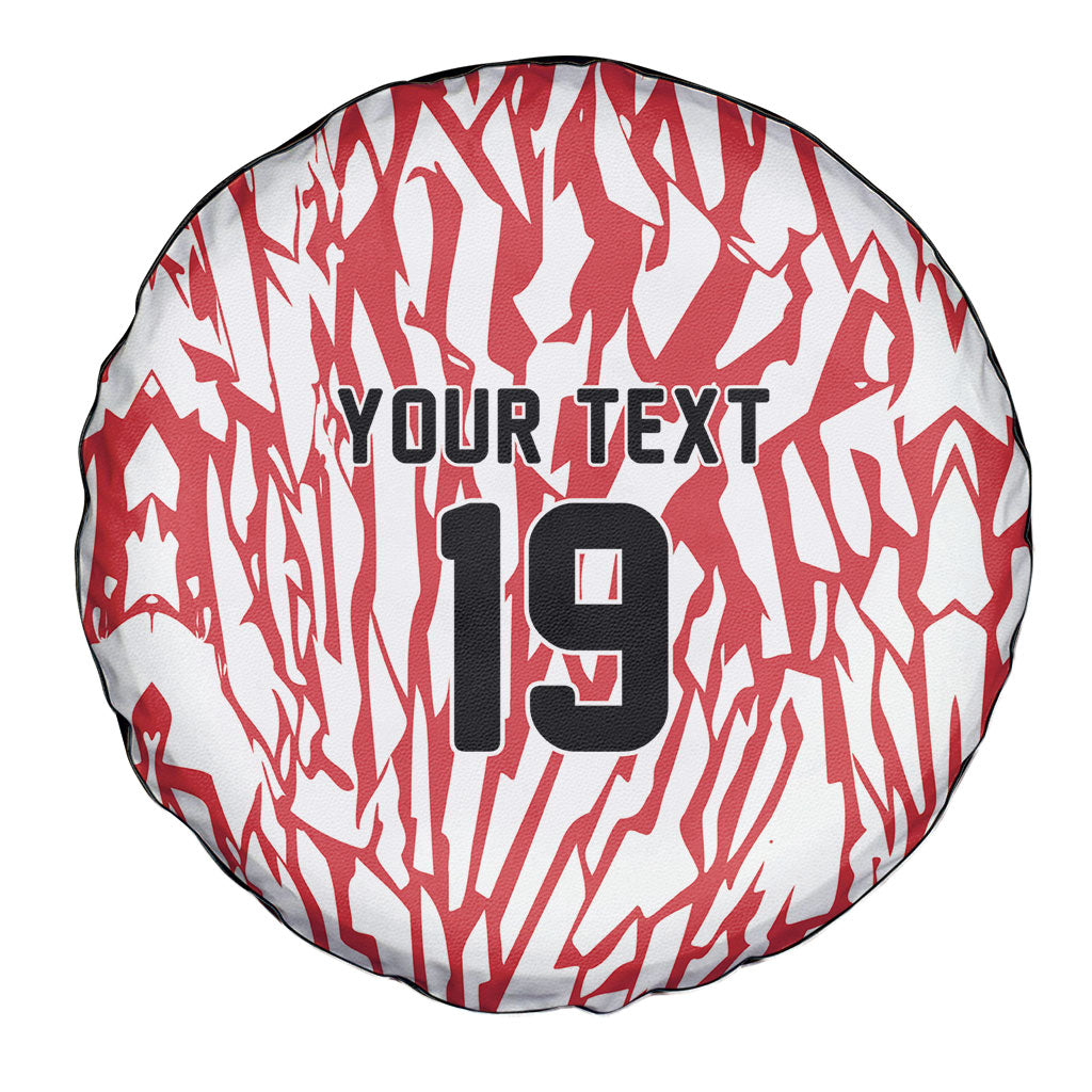 Custom German European Football Champions Spare Tire Cover Abstract Lightning Rot Weiss