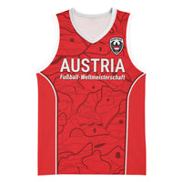 Custom World Football 2026 Austria Basketball Jersey Fussball WM Gemma Burschen Red Glory