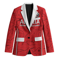 Custom World Football 2026 Austria Blazer Fussball WM Gemma Burschen Red Glory