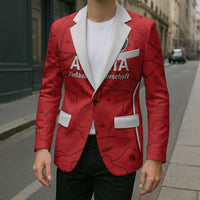 Custom World Football 2026 Austria Blazer Fussball WM Gemma Burschen Red Glory