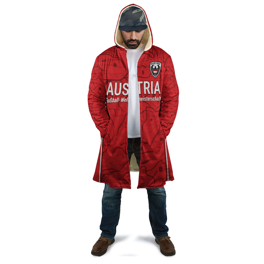 Custom World Football 2026 Austria Cloak Fussball WM Gemma Burschen Red Glory