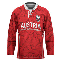 Custom World Football 2026 Austria Hockey Jersey Fussball WM Gemma Burschen Red Glory