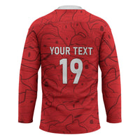 Custom World Football 2026 Austria Hockey Jersey Fussball WM Gemma Burschen Red Glory