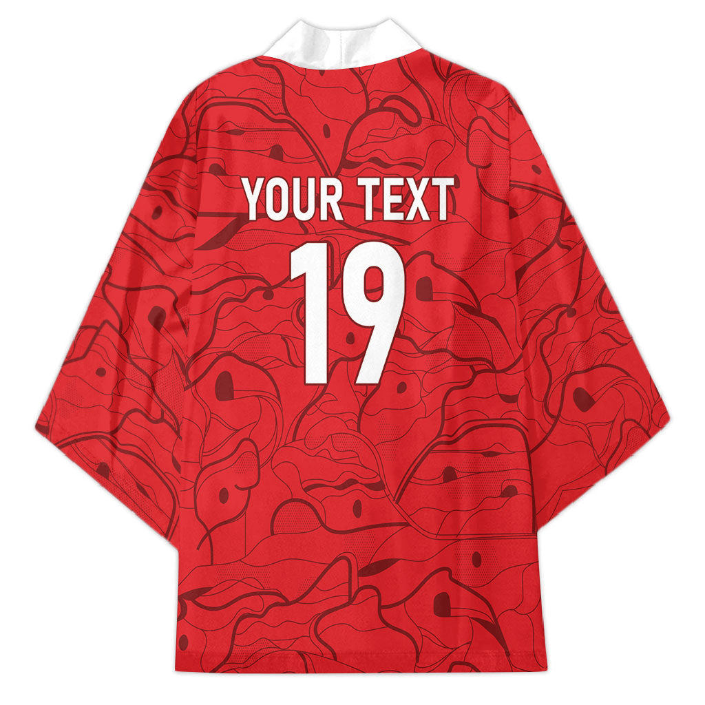 Custom World Football 2026 Austria Kimono Fussball WM Gemma Burschen Red Glory