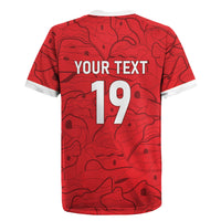 Custom World Football 2026 Austria Rugby Jersey Fussball WM Gemma Burschen Red Glory