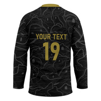 Custom World Football 2026 Austria Hockey Jersey Fussball WM Gemma Burschen Black Glory