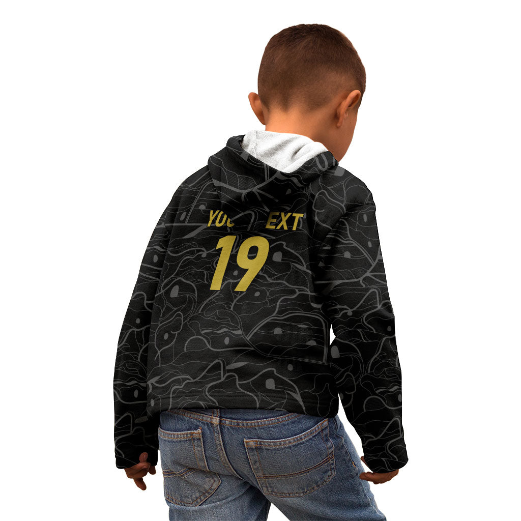 Custom World Football 2026 Austria Kid Hoodie Fussball WM Gemma Burschen Black Glory
