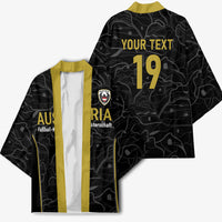 Custom World Football 2026 Austria Kimono Fussball WM Gemma Burschen Black Glory