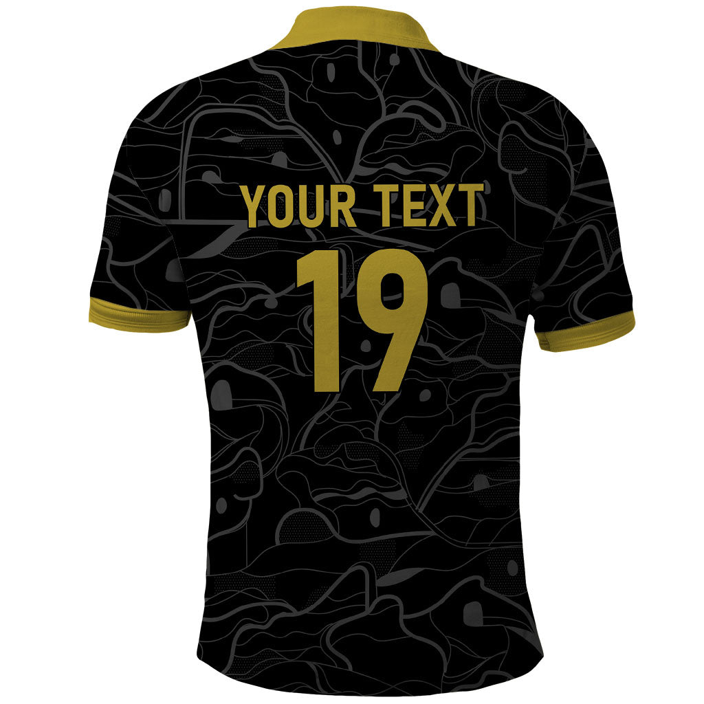 Custom World Football 2026 Austria Polo Shirt Fussball WM Gemma Burschen Black Glory