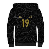 Custom World Football 2026 Austria Sherpa Hoodie Fussball WM Gemma Burschen Black Glory
