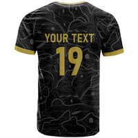 Custom World Football 2026 Austria T Shirt Fussball WM Gemma Burschen Black Glory